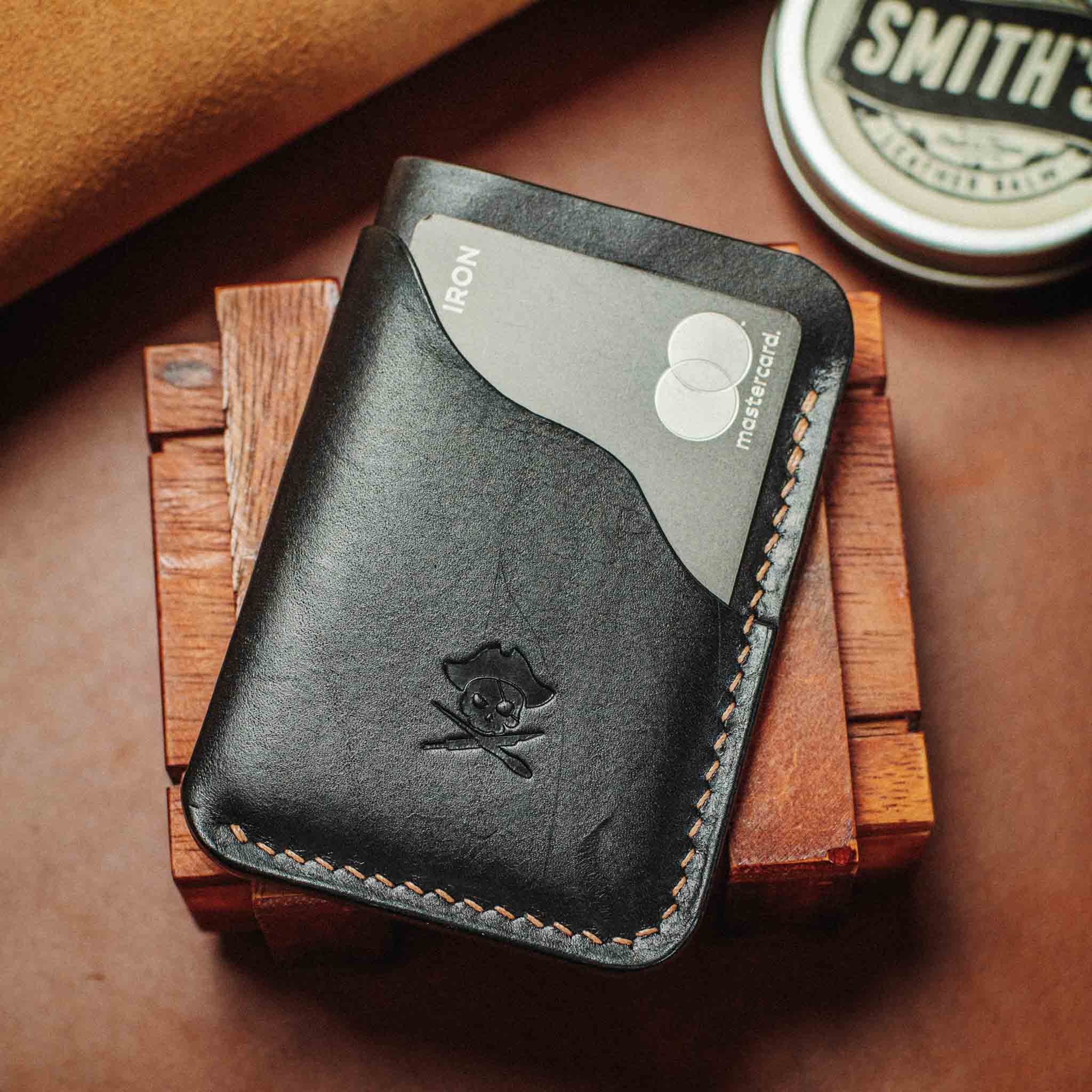 Pirate Goods Venturer v2 Slim Wallet – Minimalist Leather EDC Card Holder - Escape_realityedc