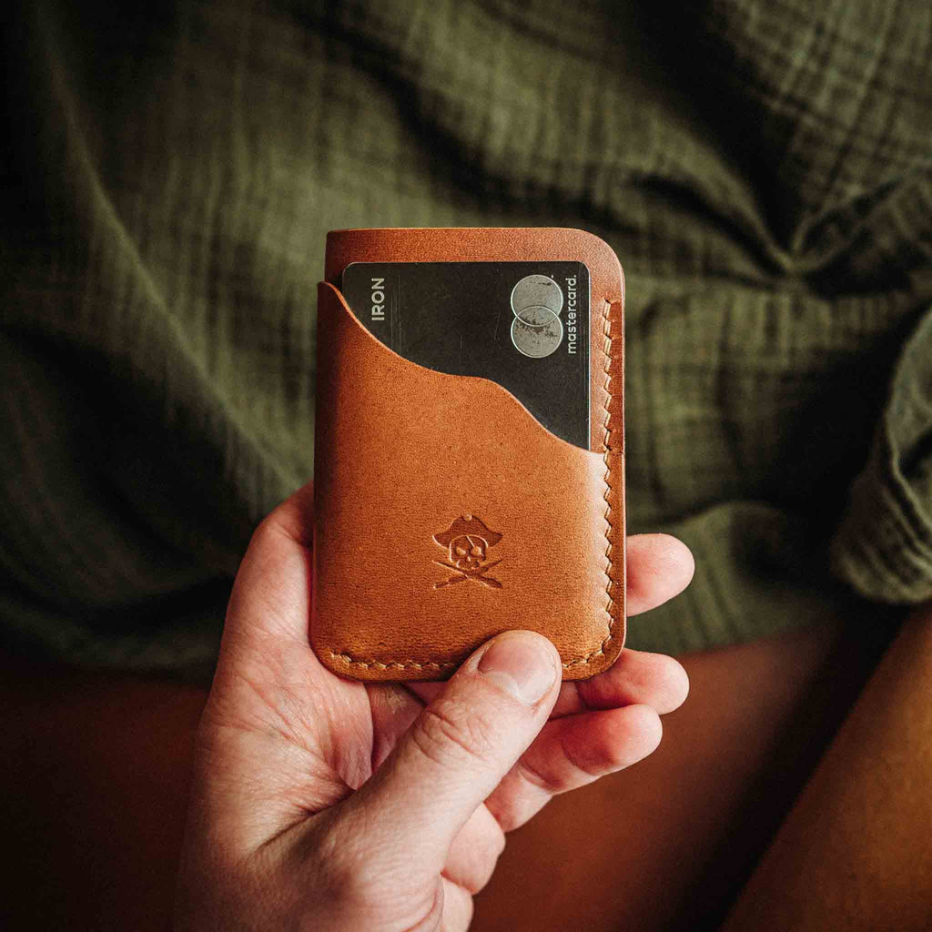 Pirate Goods Venturer v2 Slim Wallet – Minimalist Leather EDC Card Holder - Escape_realityedc