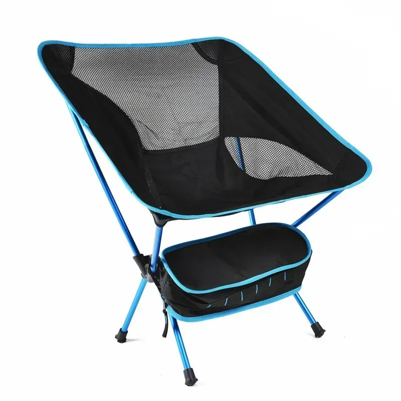 Ultralight Collapsible Camping Chair - Portable Folding Chair for Beach, Hiking, Picnic & Travel