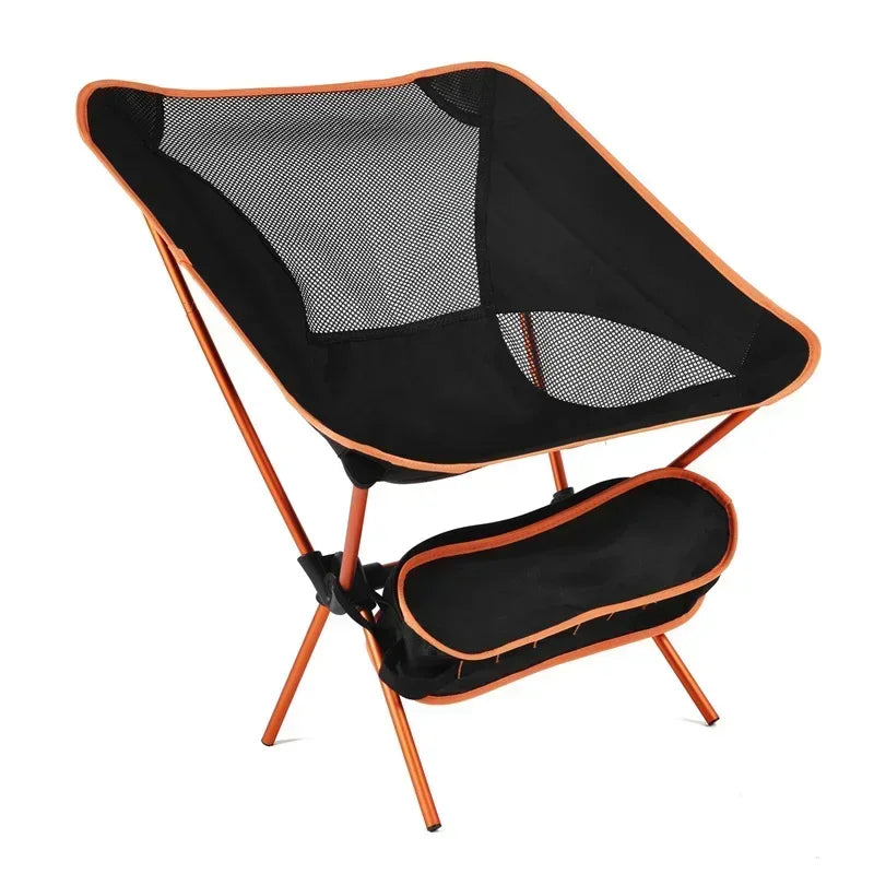 Ultralight Collapsible Camping Chair - Portable Folding Chair for Beach, Hiking, Picnic & Travel