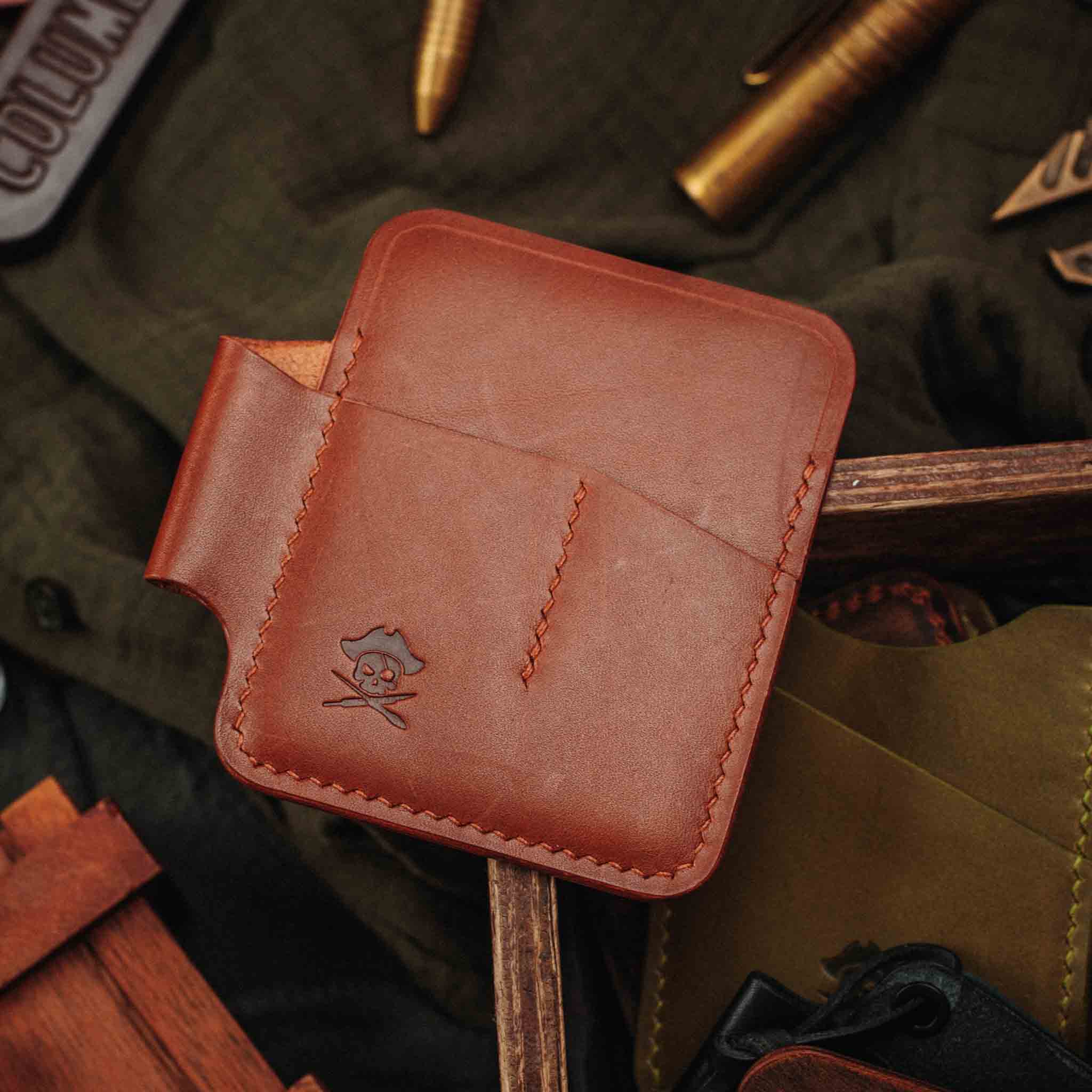 Pirate Goods First Mate Pocket Organizer – Leather EDC Pocket Carrier - Escape_realityedc